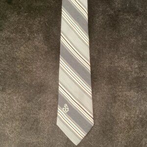VTG VIA RE Blue Striped Men's Tie